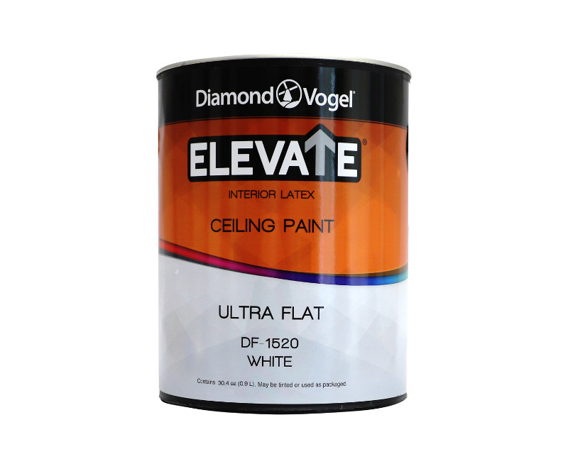 

Краска высокоукрывистая DIAMOND VOGEL ELEVATE для потолков белая 0,9л