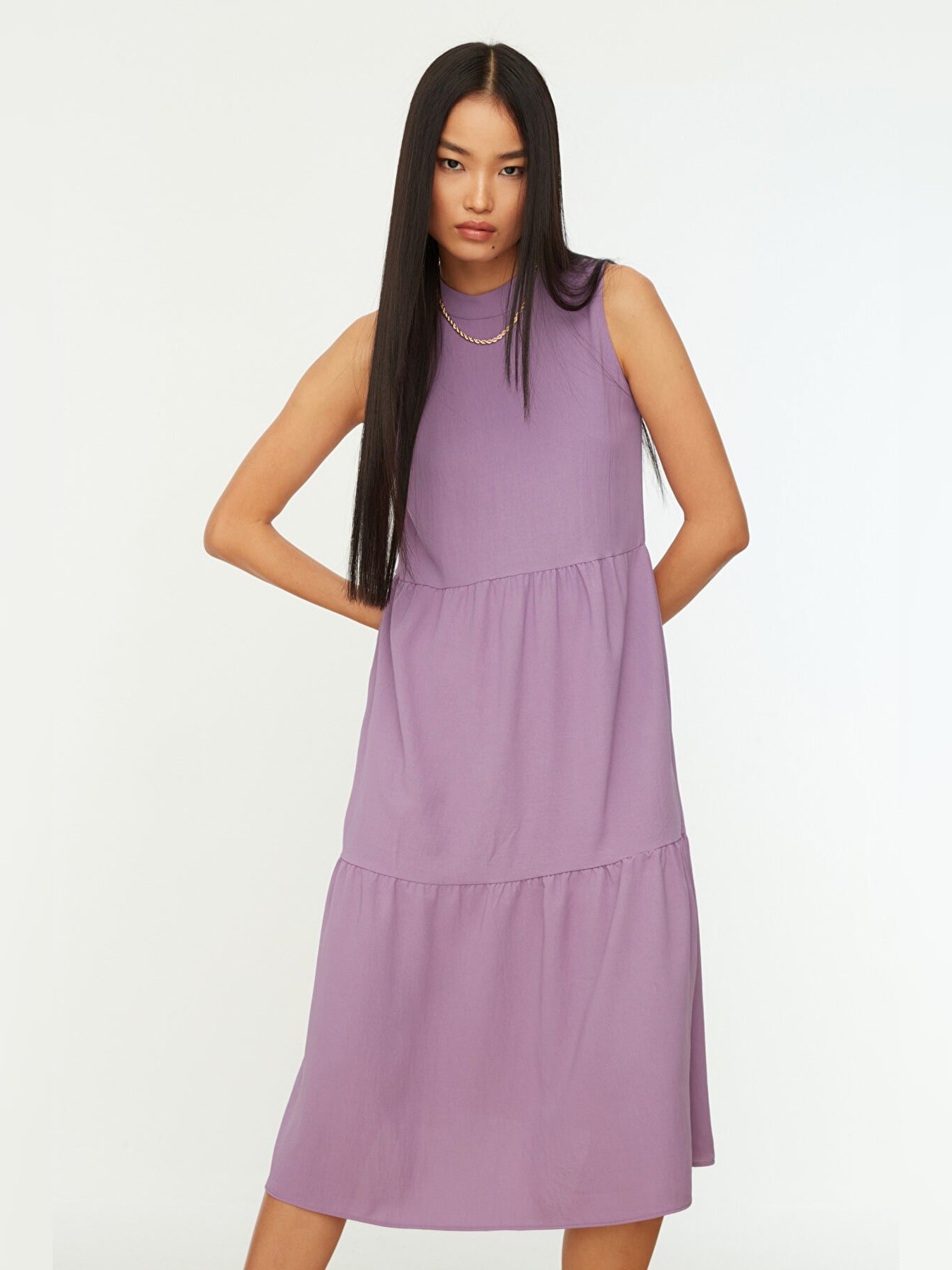 

Платье Trendyol TWOSS20EL1864  Purple, Платье Trendyol TWOSS20EL1864 38 Purple