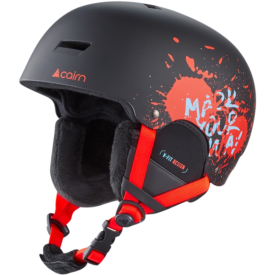 

Cairn шлем Darwin Jr black-fire paint 53-54