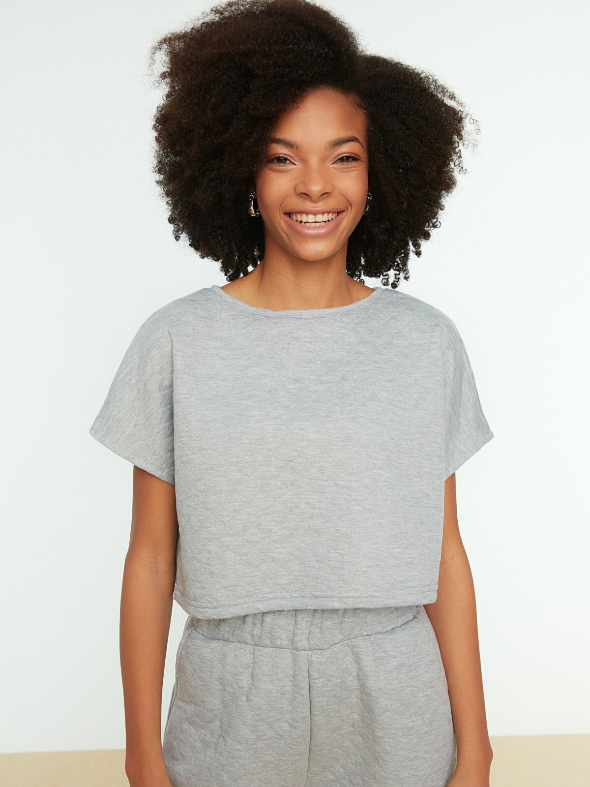 

Футболка Trendyol TWOSS22BZ0369  Gray, Футболка Trendyol TWOSS22BZ0369 S Gray