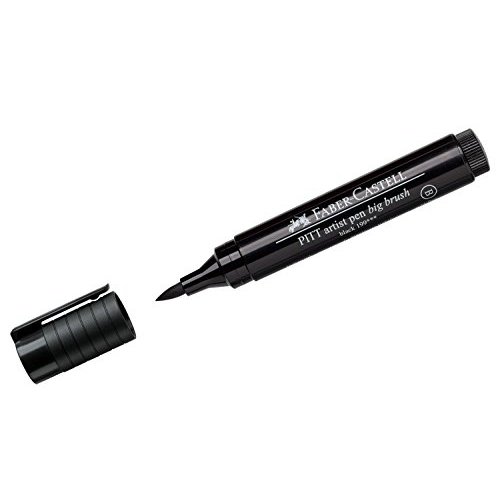 

Маркер-кисть черный PITT BIG Brush Faber-Castell