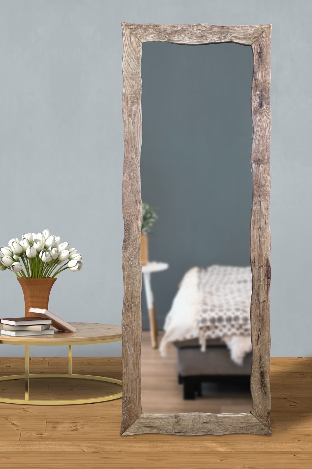 

Зеркало напольное в дикой раме HomeDeco дуб 185х70