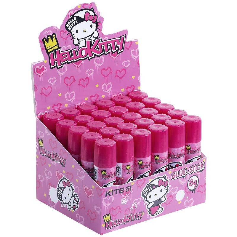 

Клей карандаш Kite Hello Kitty Цветной клеевой след для контроля аккуратности Набор 30шт х 8г