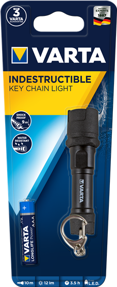 

Фонарь-брелок VARTA INDESTRUCTIBLE KEY CHAIN LIGHT LED (16701)