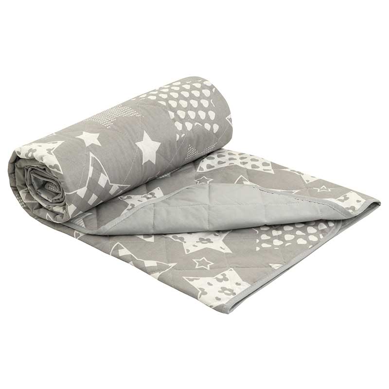 

Одеяло 200*220 хлопок Stars Grey 322.02ХБУ_Stars Grey