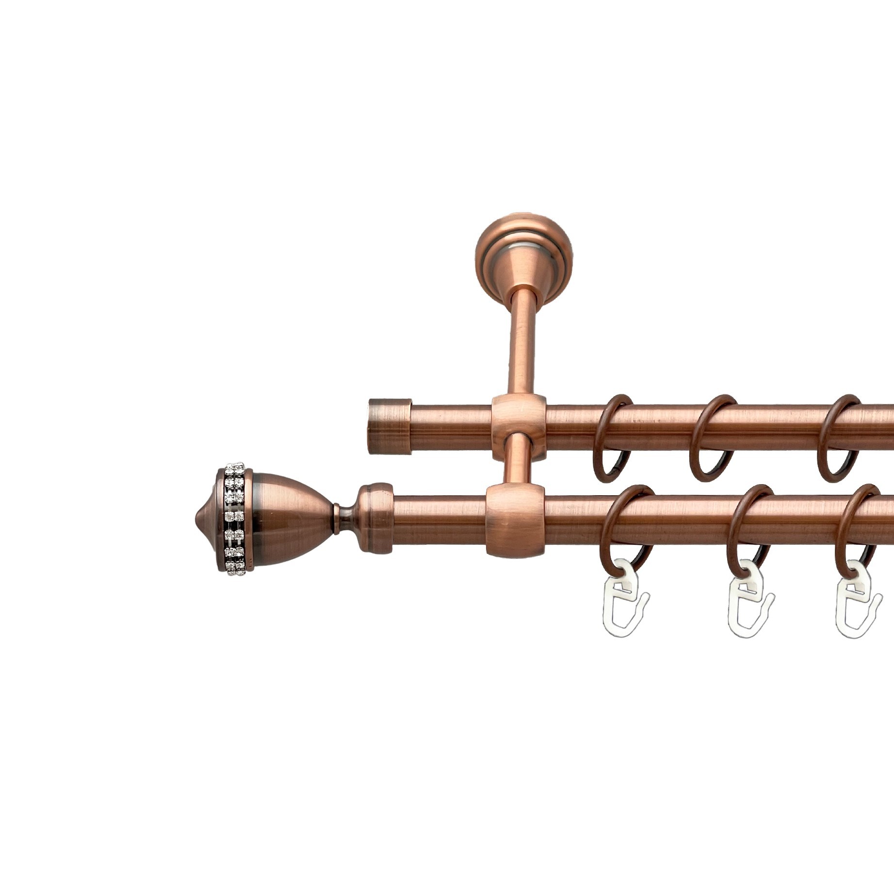 

Карниз Orvit Етернія металевий дворядний литий гладка труба кільце металеве Мідь 16\16 мм 160 см (00-00019568)