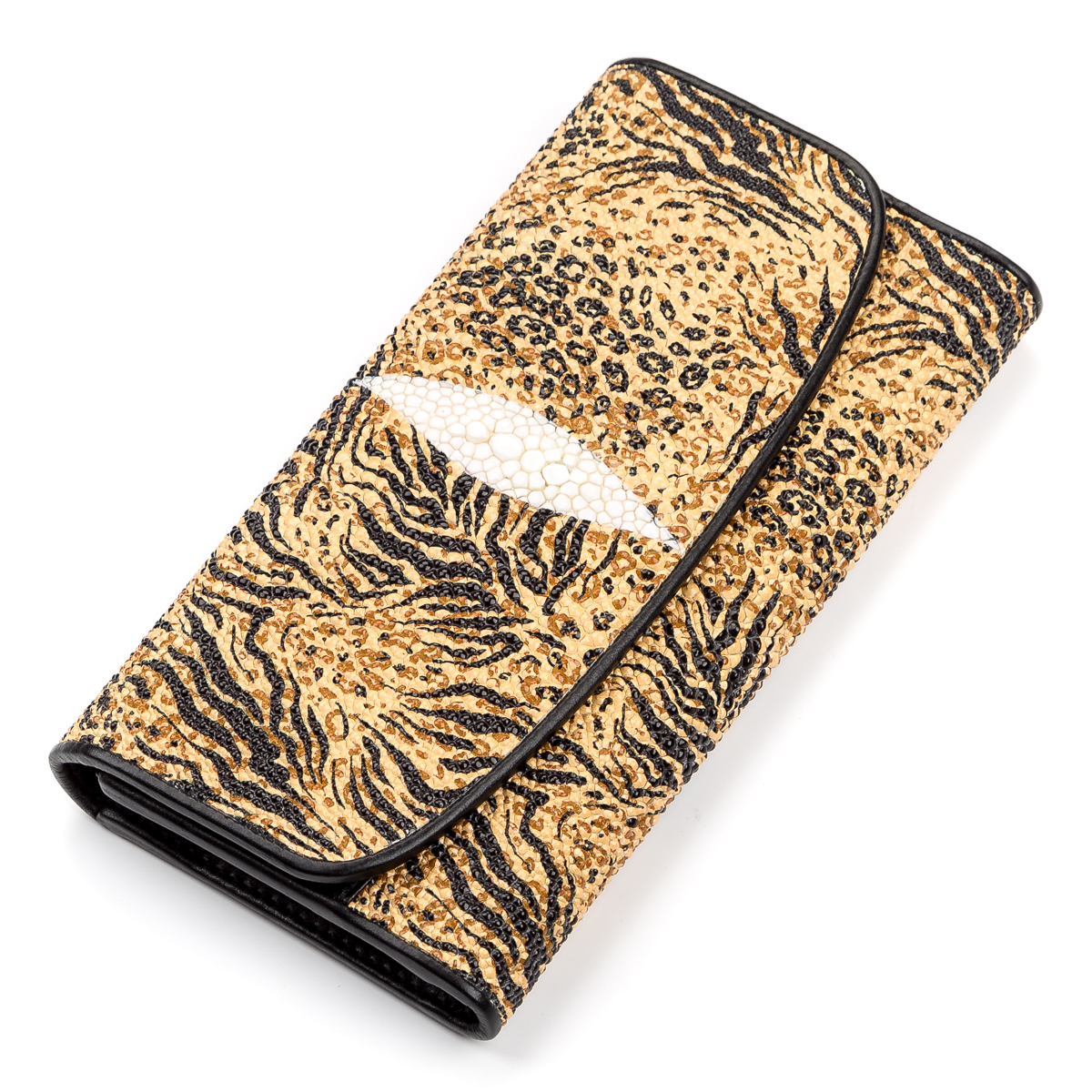

Женский кожаный кошелек 19х10,5 см STINGRAY LEATHER Разноцветный