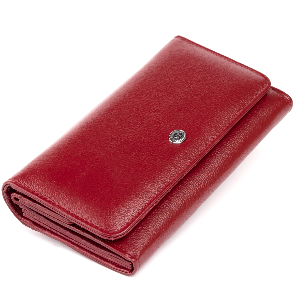 

Женский кожаный кошелек 18,5х9,5х2,5 см ST Leather Бордовый