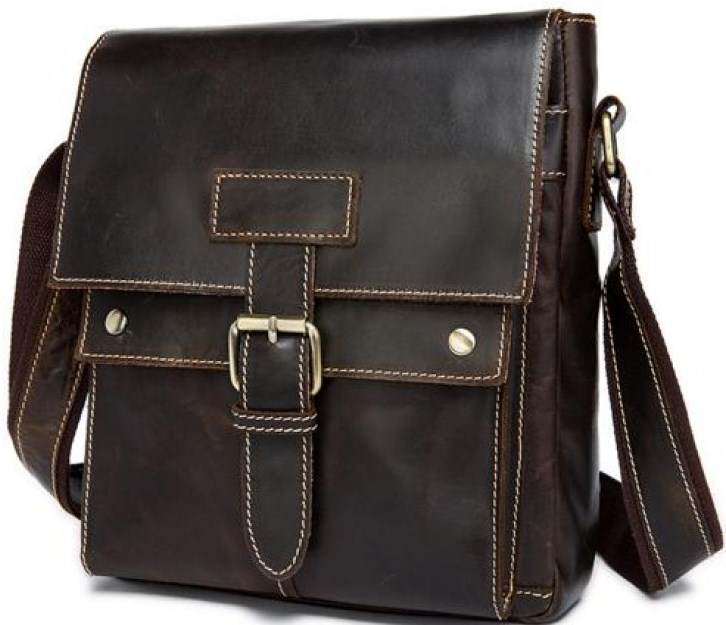 

Мужская кожаная сумка 21х28х6 см Vintage Коричневый