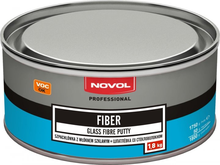 

Шпаклівка скловолокно 1,8кг NOVOL FIBER