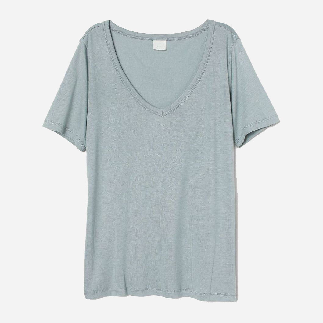 

Футболка H& 0767032-02  Серая с зеленым, Футболка H&M 0767032-02 M Серая с зеленым