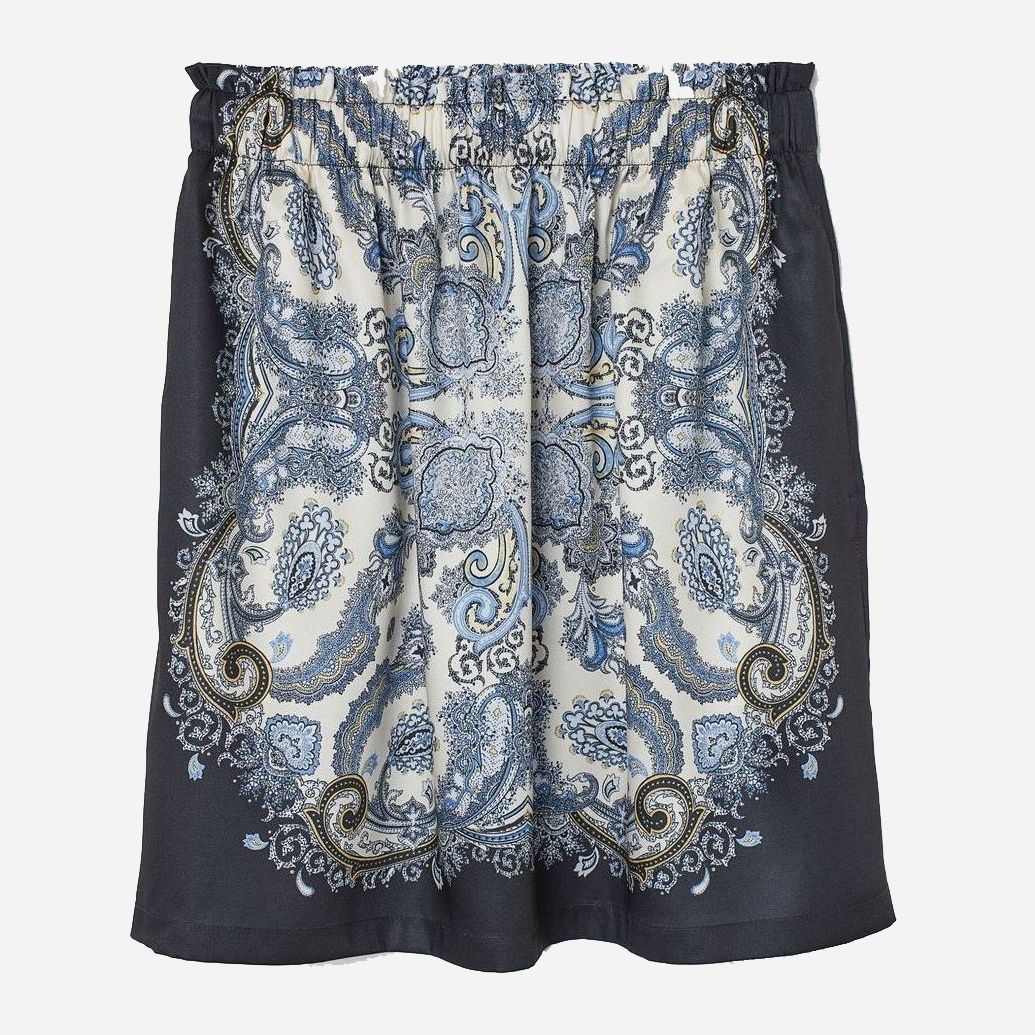 

Юбка H& 0787559-01  Темно-синяя, Юбка H&M 0787559-01 M Темно-синяя