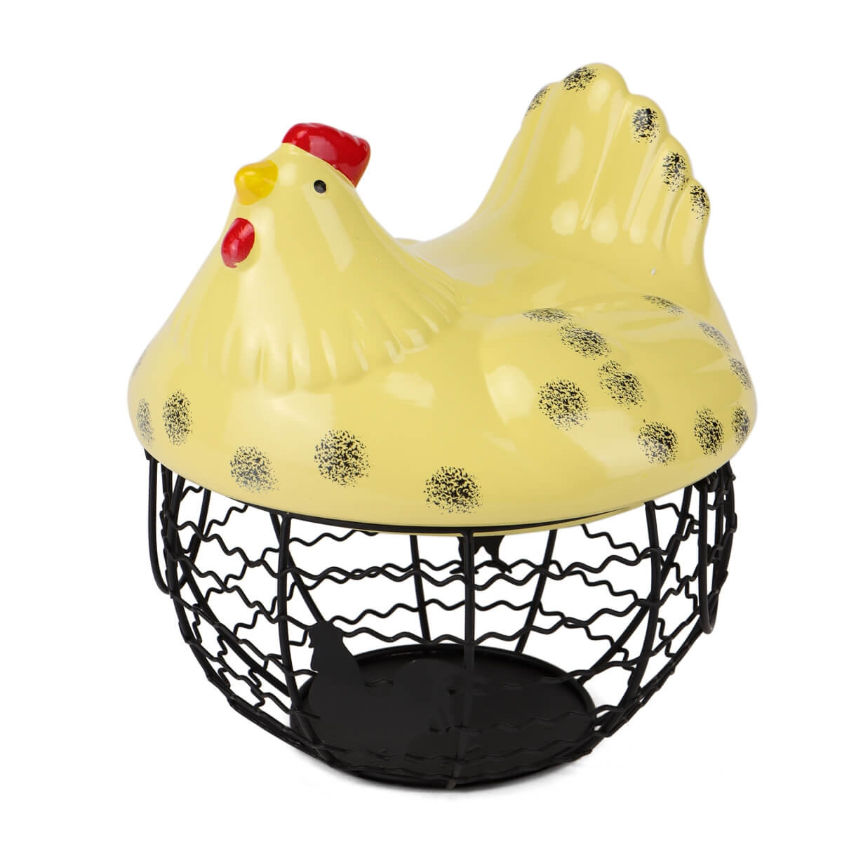 

Корзина для яиц курица Bona "Желтая курочка" 23 см (8945-004)