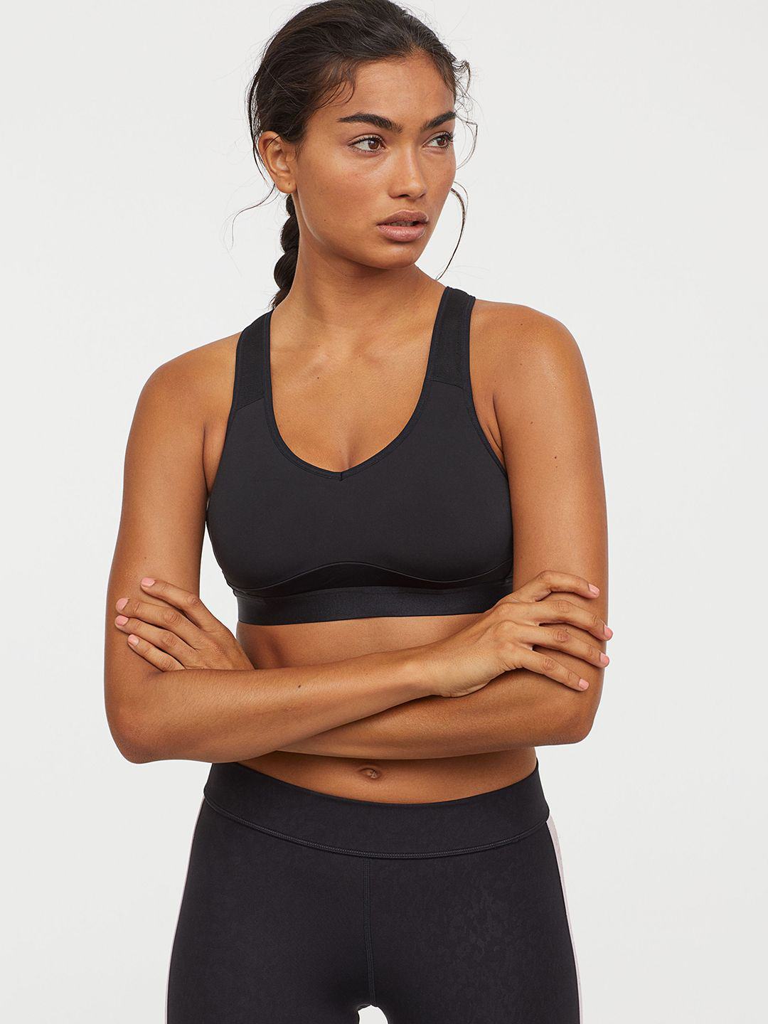 

Спортивный топ H&M 0636238  Черный, Спортивный топ H&M 0636238 XS Черный