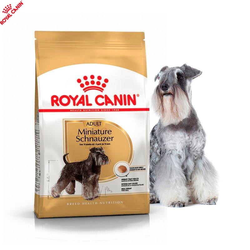 

Сухой полнорационный корм Royal Canin Miniature Schnauzer Adult - сухой корм для цвергшнауцеров от 10 мес. 3 кг