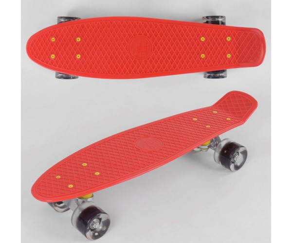 

Пенниборд Best Board (Penny Board) 8080 Красный со светящимися колесами