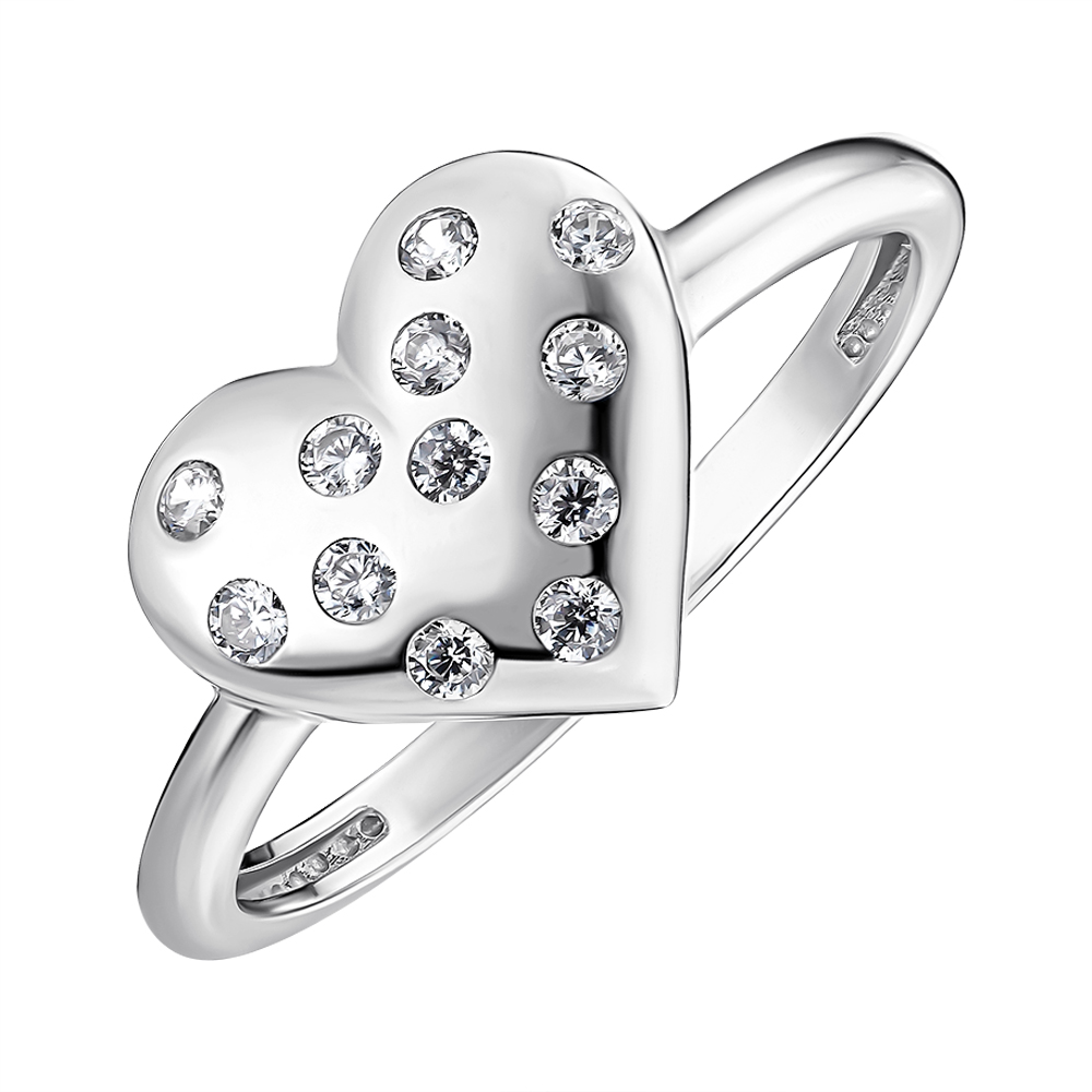 

Серебряное кольцо с фианитами 000148261 16 размера