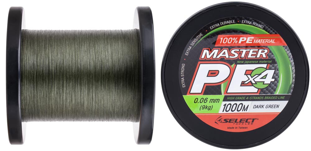 

Шнур Select Master PE 1000m (темн.-зел.) 0.06mm 9kg (92441)