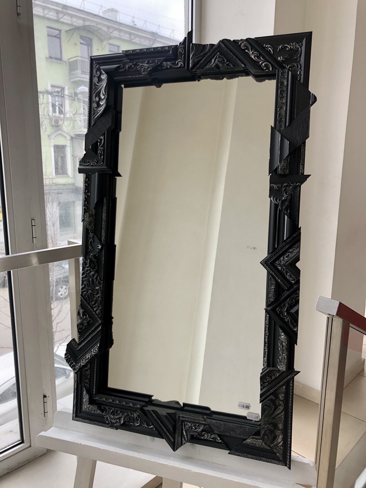 

Дизайнерское зеркало 500х850мм в черной комбинированной раме FRAMES.POSTERS.DECOR (з11)