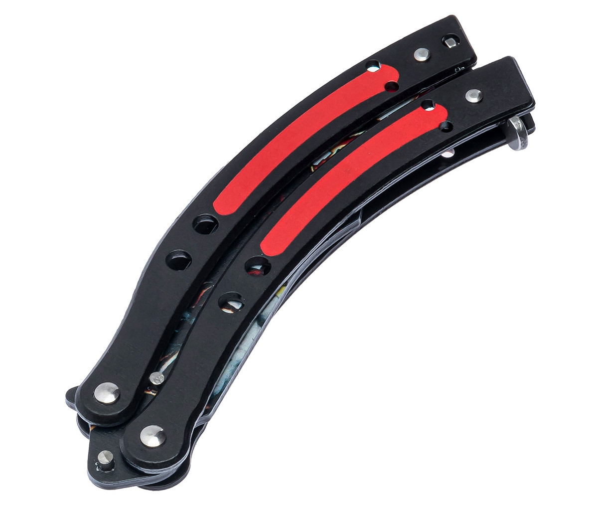 

Нож детский тренировочный из игры КС ГО KS GO учебный тупой балисонг безопасный детский нож бабочка 1066