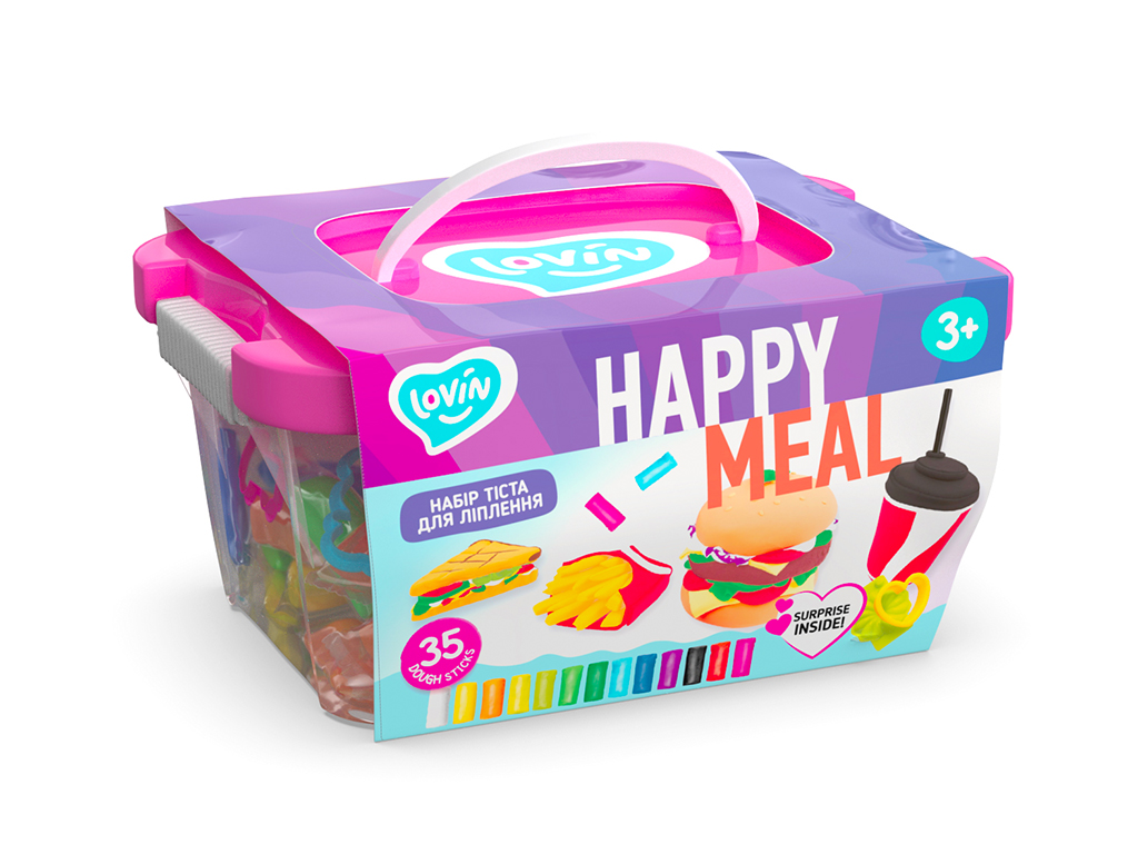 

Набор теста для лепки OKTO Lovin Happy Meal (41137)