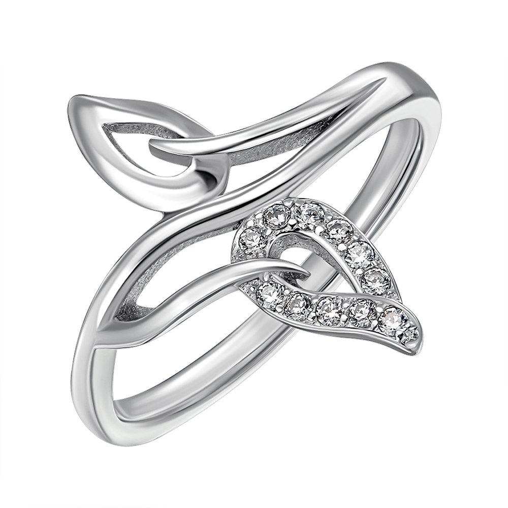 

Серебряное кольцо с фианитами 000152411 17 размера