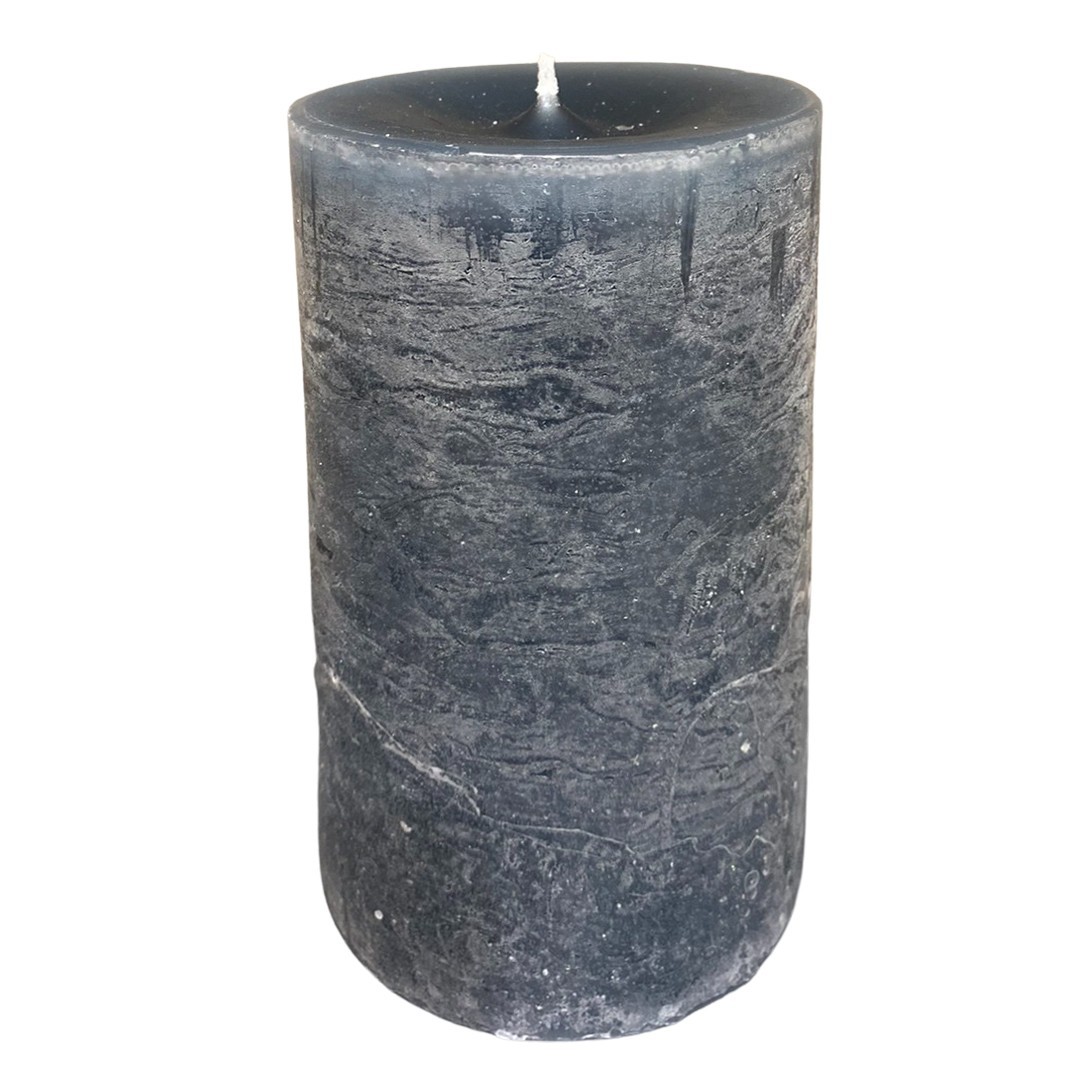 

Свеча Decocandle h 15 d 8,6 парафин голубой