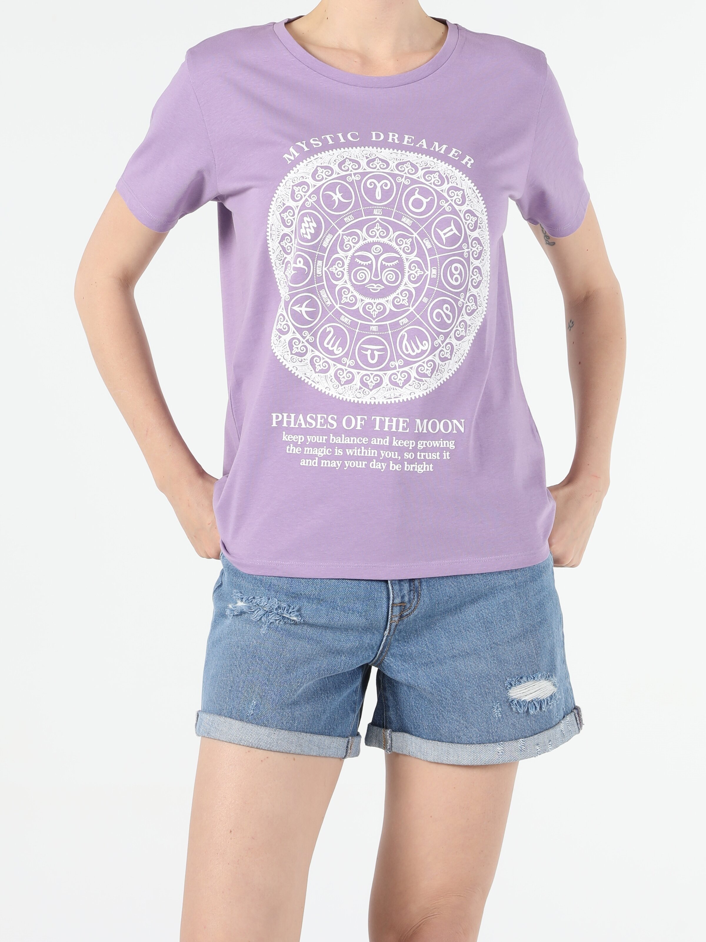 

Футболка Colin' CL1054374  Lilac, Футболка Colin's CL1054374 S Lilac