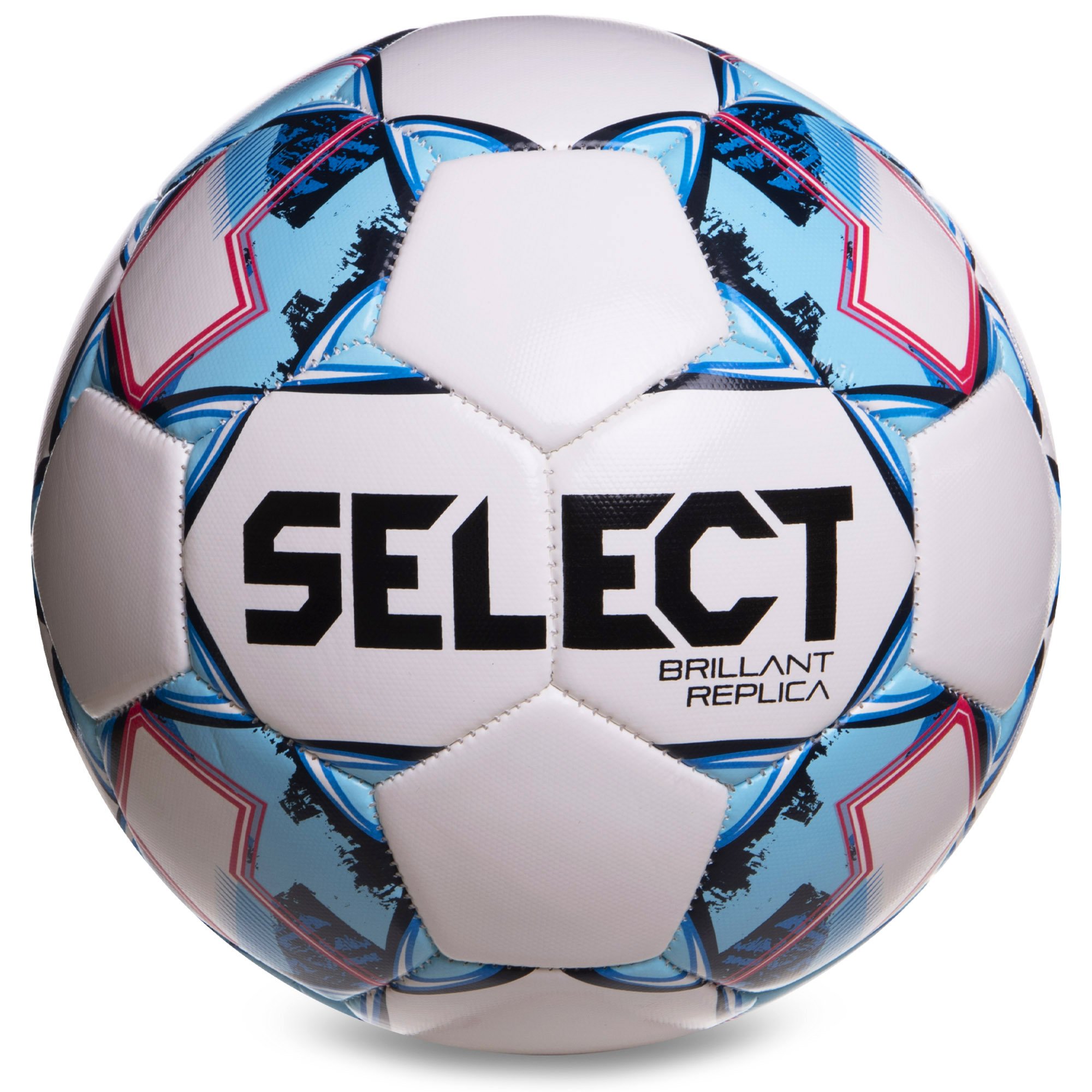 

Мяч футбольный SELECT BRILLANT REPLICA №5 белый-голубой