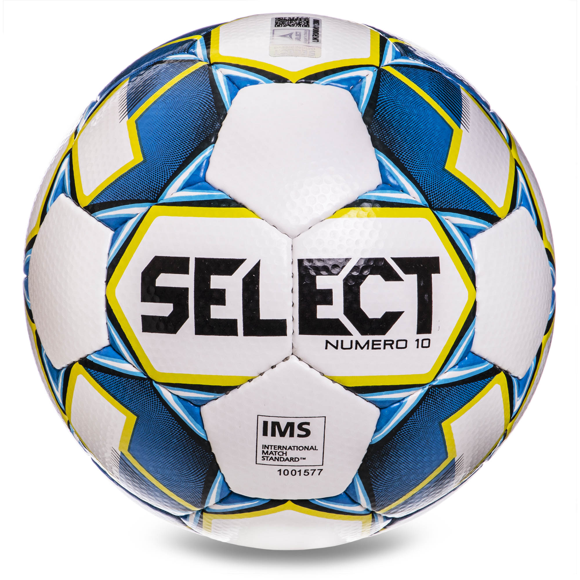 

Мяч футбольный SELECT NUMERO 10 IMS №5 белый-синий