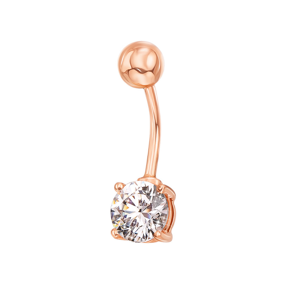 

Золотой пирсинг Кристи в красном цвете с фианитом S Zirconia 000129201