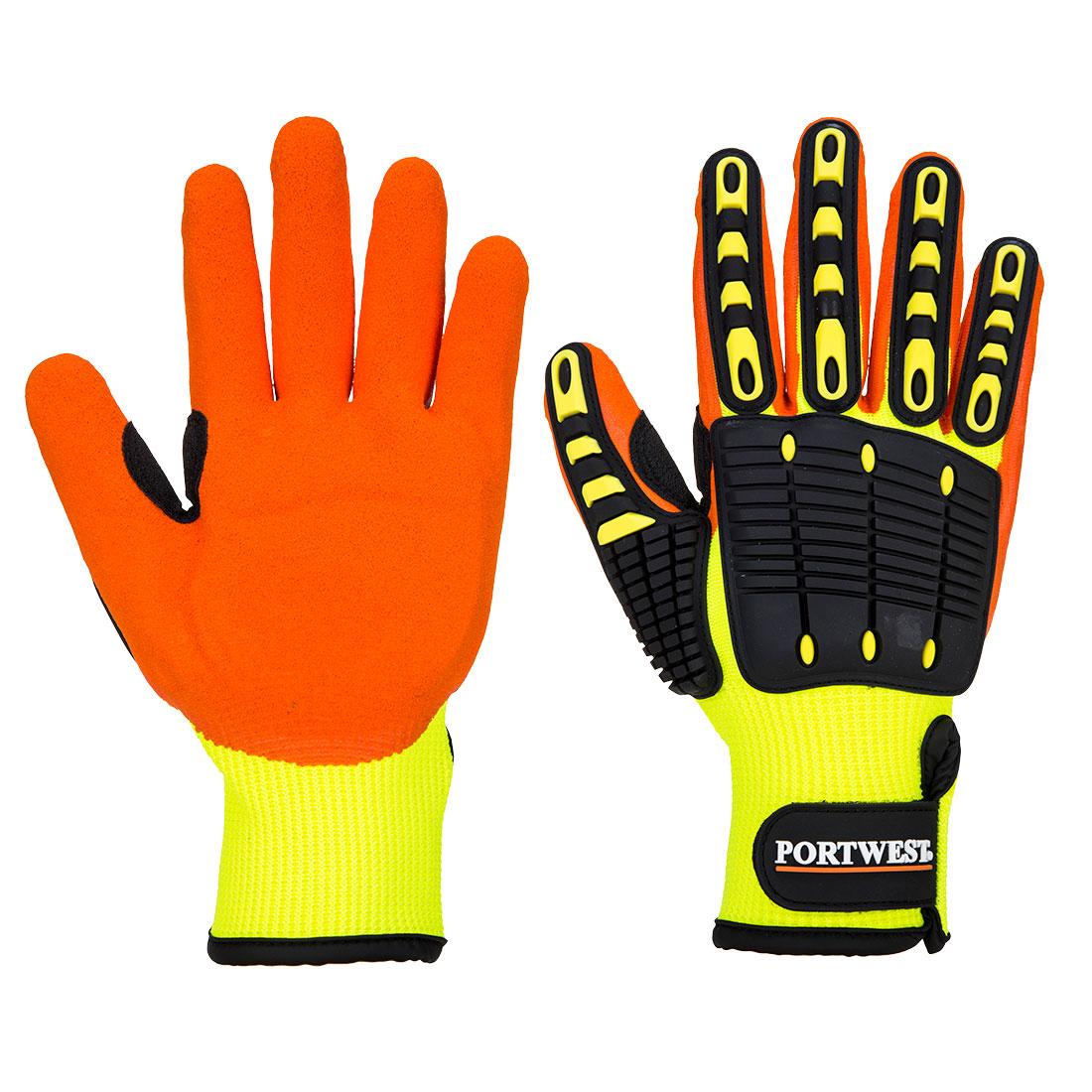 

Перчатки Anti Impact Grip Portwest A721  Оранжевый, Перчатки Anti Impact Grip Portwest A721 XL Оранжевый