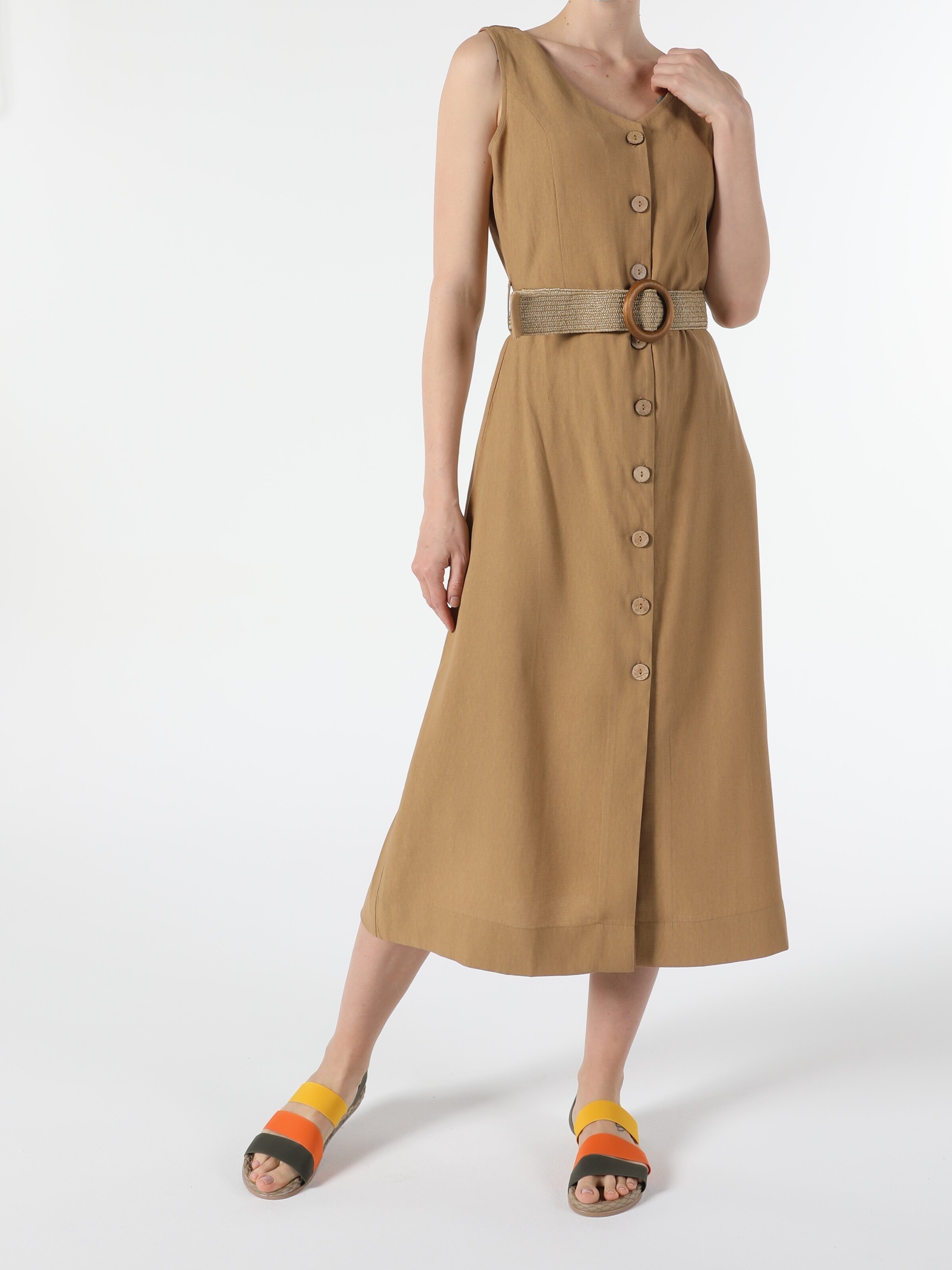 

Платье Colin' CL1054177  Camel, Платье Colin's CL1054177 S Camel