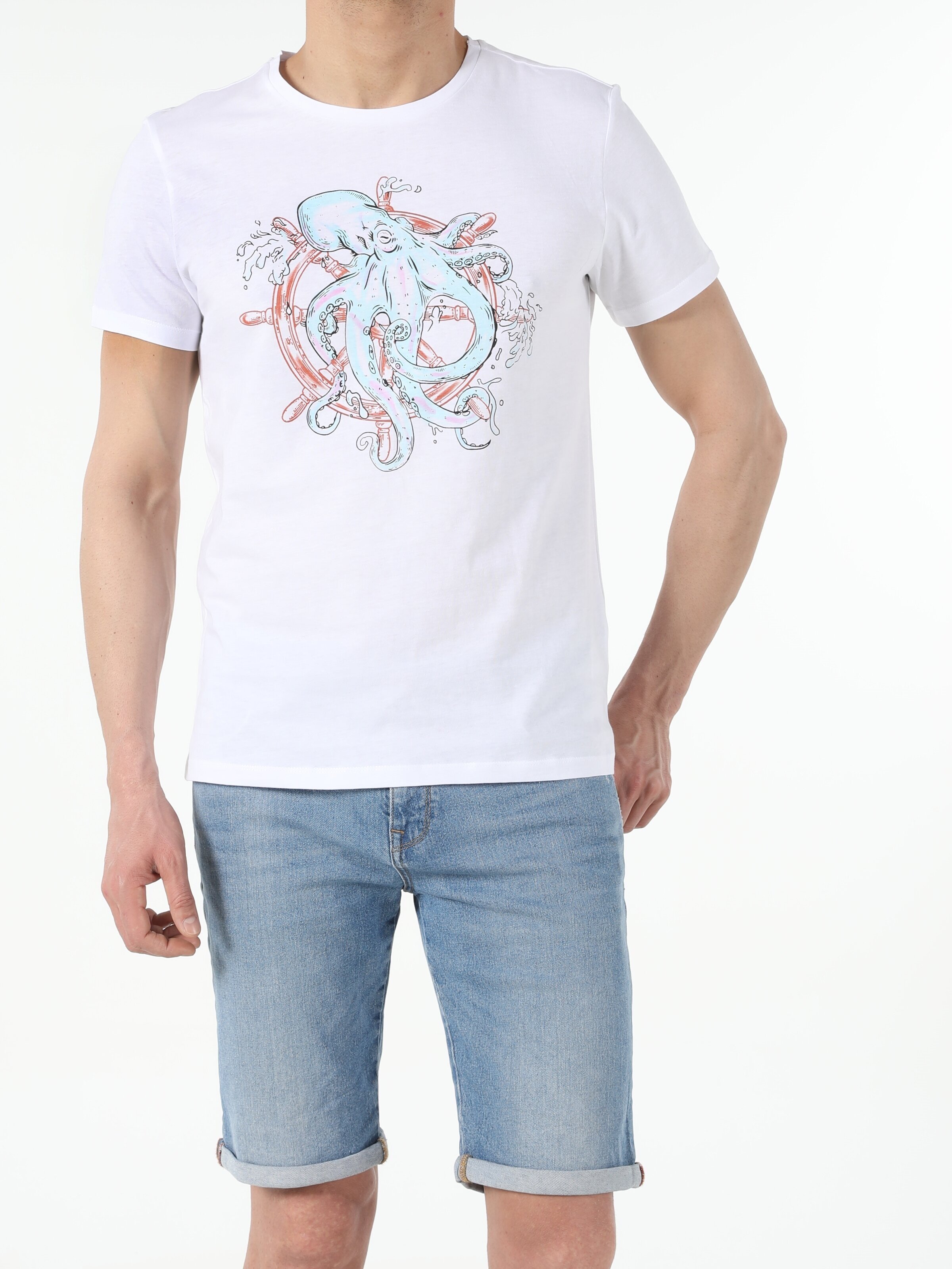

Футболка Colin's CL1053679  White, Футболка Colin's CL1053679 L White