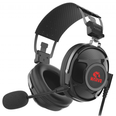 

Наушники Marvo HG9053 Red-LED 7.1 Black (HG9053)