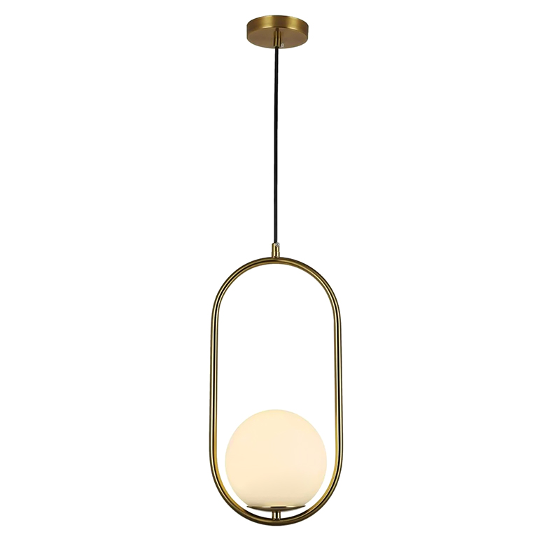 

Люстра подвесная Light House LS-17190-1 BRZ+WH бронза + белый