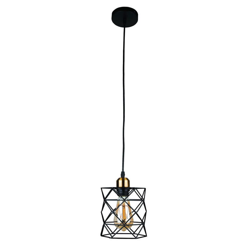 

Люстра подвесная Light House LS-17192F-1 BK+BRONZE черный + бронза