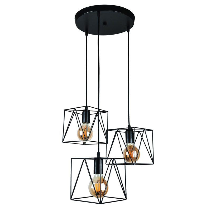 

Люстра подвесная Light House LS-17182-3 BK (300) черная