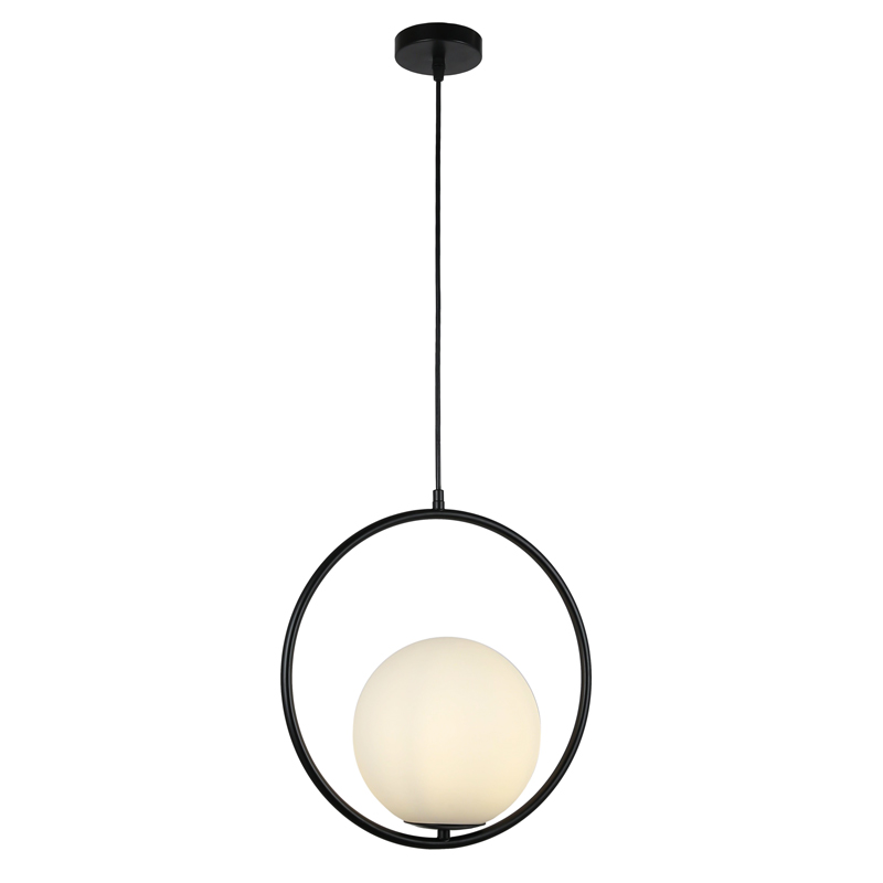 

Люстра подвесная Light House LS-17187-1 BK+WH черный + белый