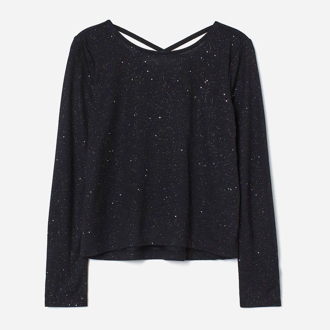 

Футболка с длинными рукавами H&M 887809b42 134 см Черная