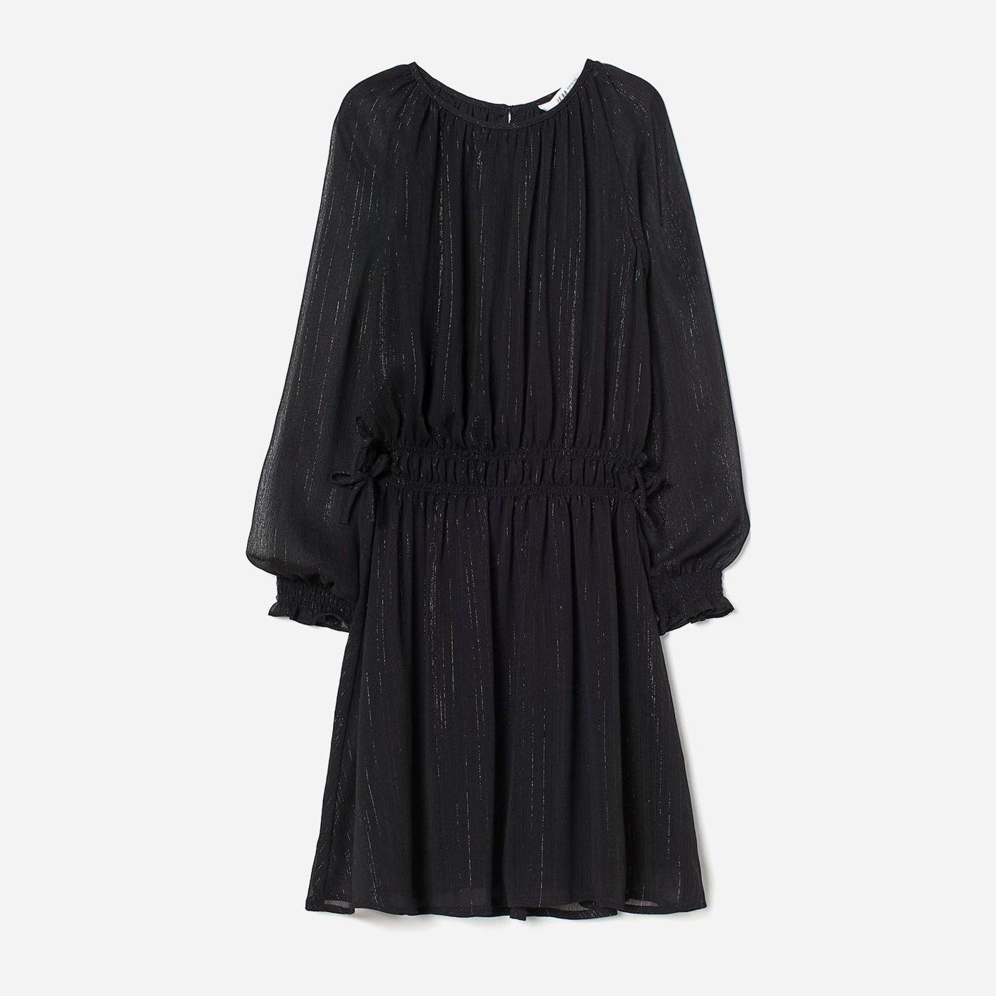 

Платье с длинными рукавами H&M 886826b50 170 см Черное