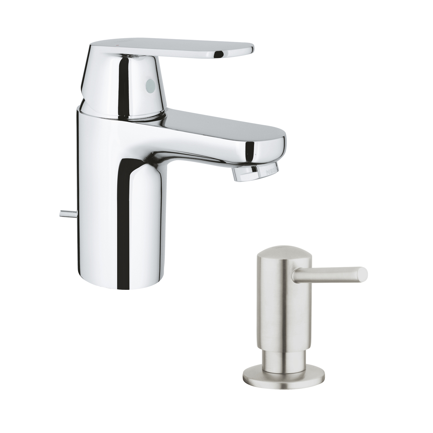 

Набор Grohe смеситель для раковины Eurosmart Cosmopolitan 32825000 + дозатор для моющего средства Contemporary 40536DC0