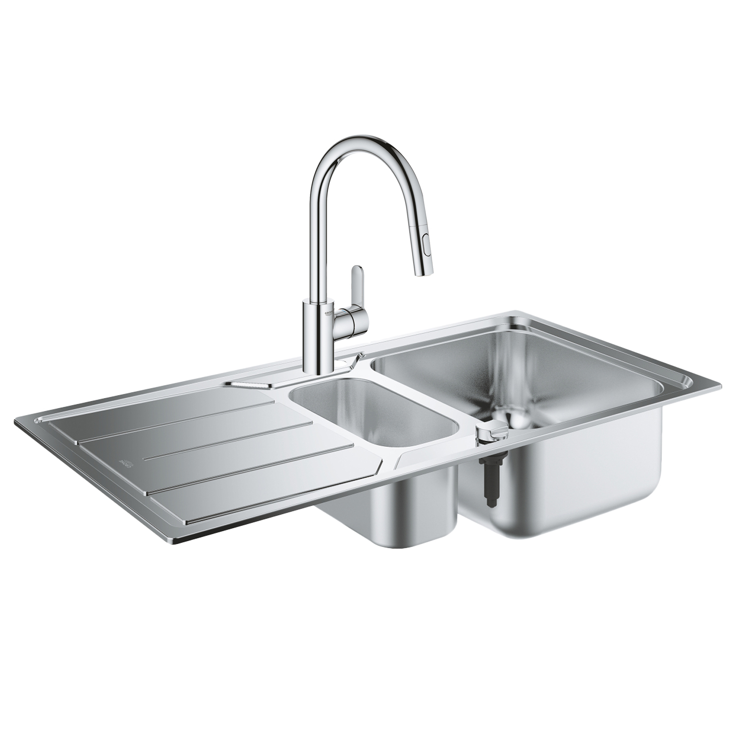 

Набор Grohe мойка кухонная K500 31572SD0 + смеситель Eurostyle Cosmopolitan 31482003