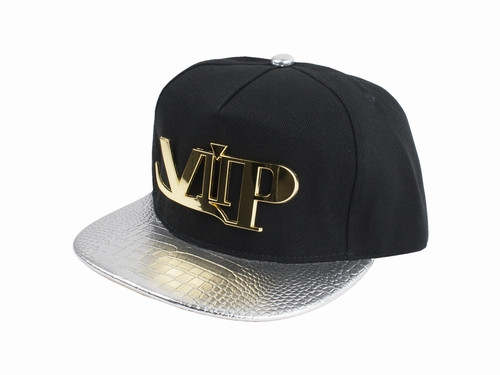 

Бейсболка Snapback Gold VIP GLH Чёрный серебряный One sizе