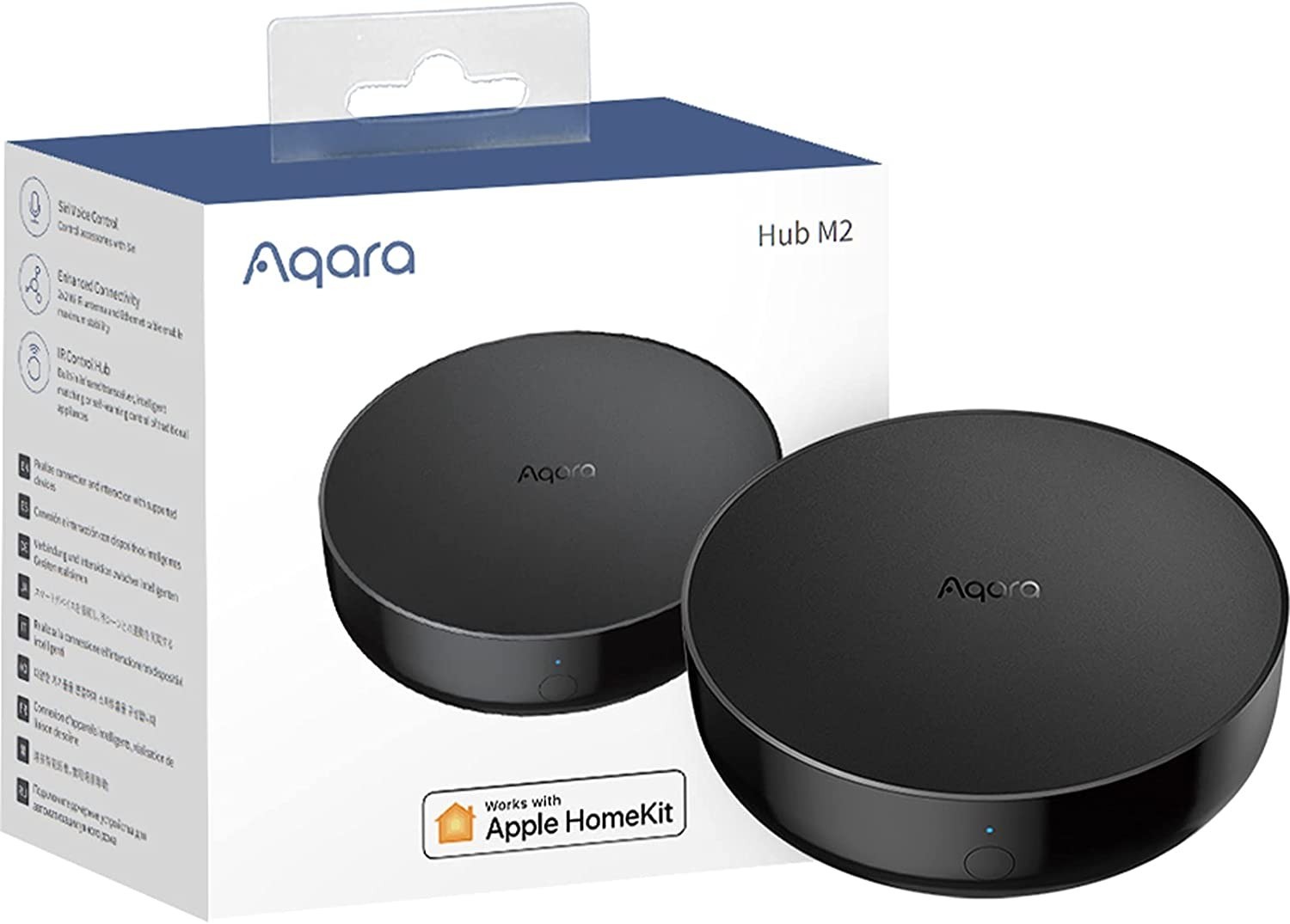 

Глобальна версія Шлюз Aqara Hub M2 Apple HomeKit EU Global (HM2-G01) (Apple HomeKit, Google Assistant, Alexa)
