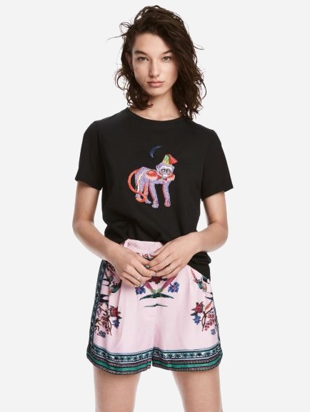 

Футболка H&M 01-0545960-005  Черная (СА2000001911785, Футболка H&M 01-0545960-005 34 Черная (СА2000001911785)