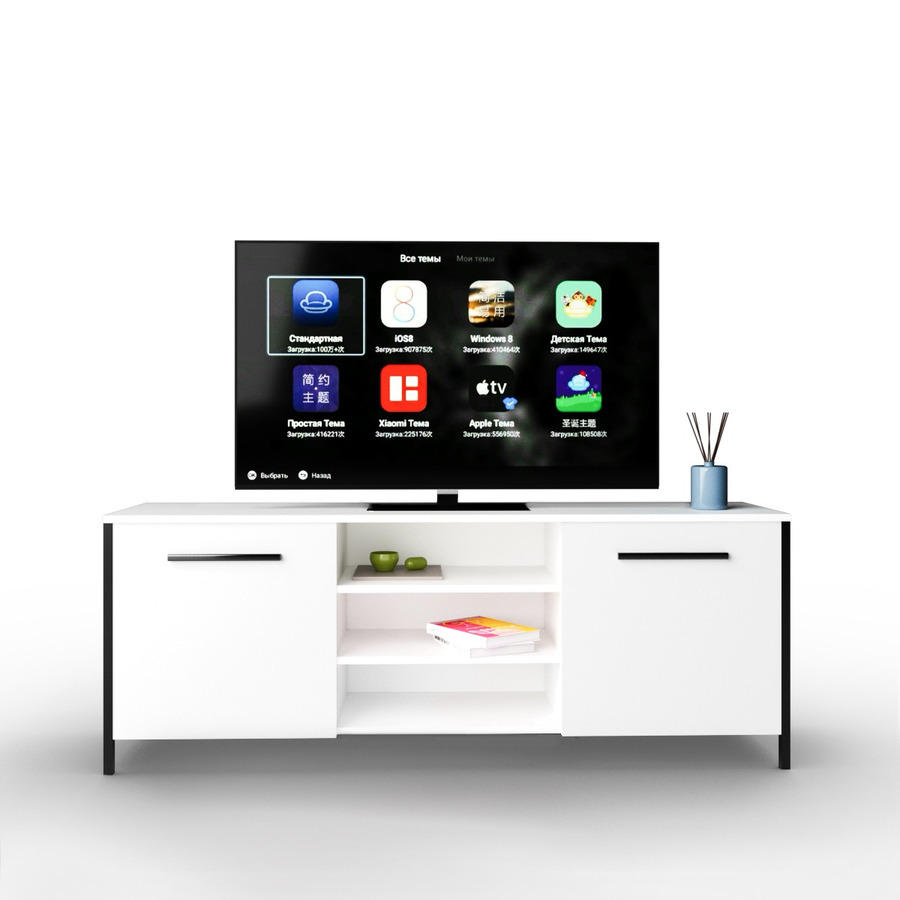 

Тумба под телевизор Fenster UNTV 05B 60×155×36,5 Белая