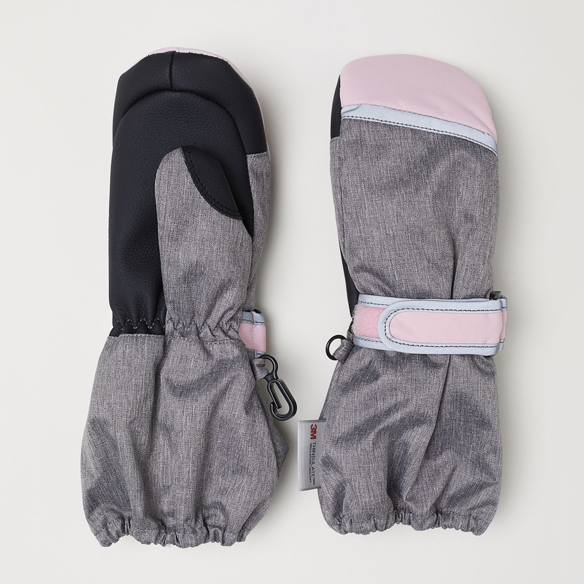 

Варежки H&M 617042b51 92 см Серые