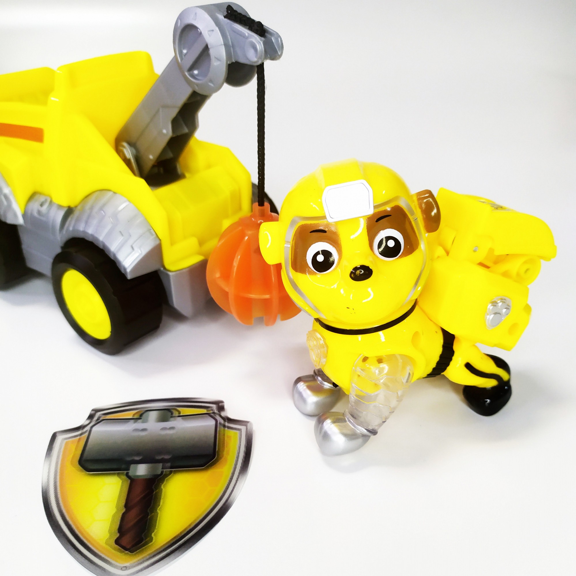 

Игровой набор с машинкой HC Toys Фигурка героя Щенячий патруль Paw Patrol Крепиш (YY-502)