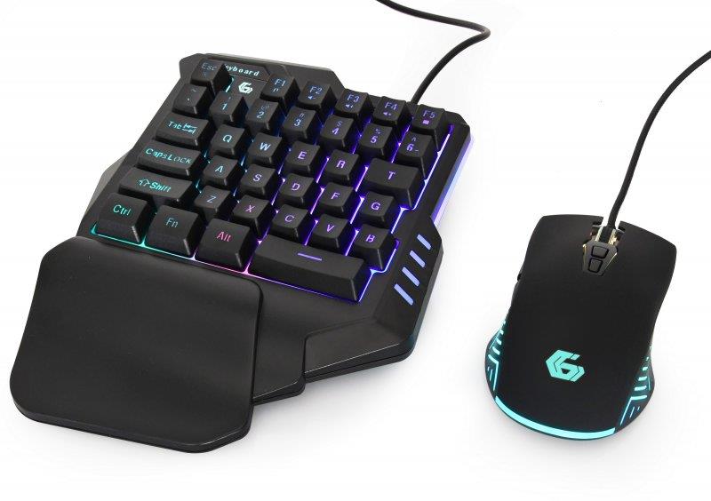 

Комплект (клавиатура, мышь) Gembird GGS-IVAR-TWIN Black USB
